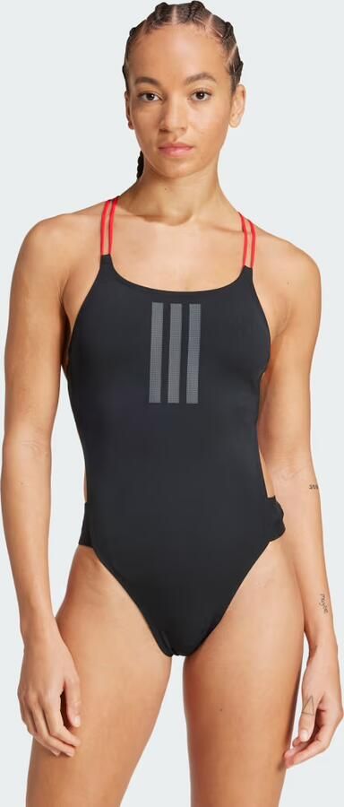 Adidas Ripstream 3-Stripes X-Back Badpak Zwart- Dames Zwart - Foto 6