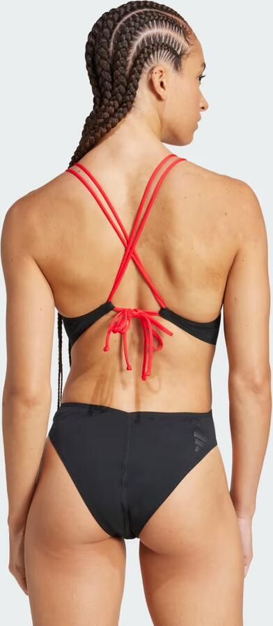 Adidas Ripstream 3-Stripes X-Back Badpak Zwart- Dames Zwart - Foto 5