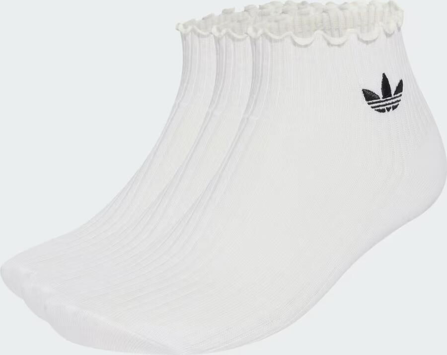 Adidas Ruffle Quarter Sokken 3 Paar