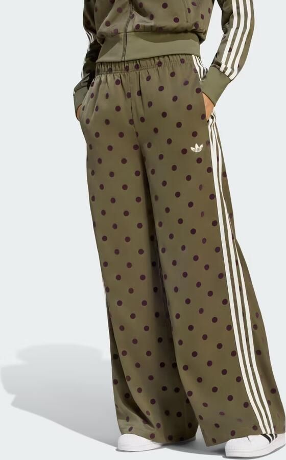 Adidas SATIN POLKA DOTS WIDE LEG BROEK