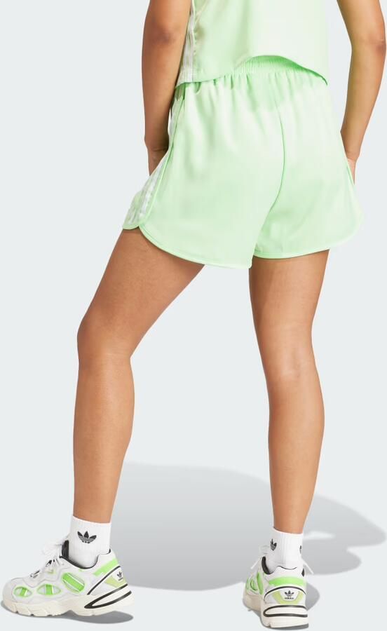 Adidas Originals Groene Satin Sprint Shorts Green Dames - Foto 7
