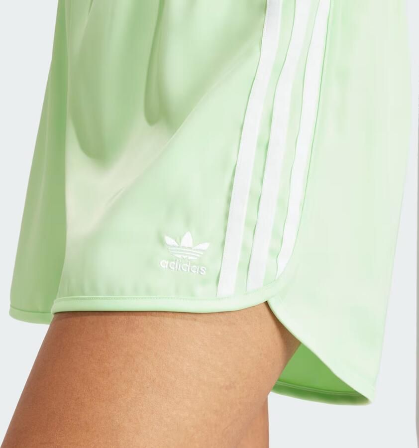 Adidas Originals Groene Satin Sprint Shorts Green Dames - Foto 2