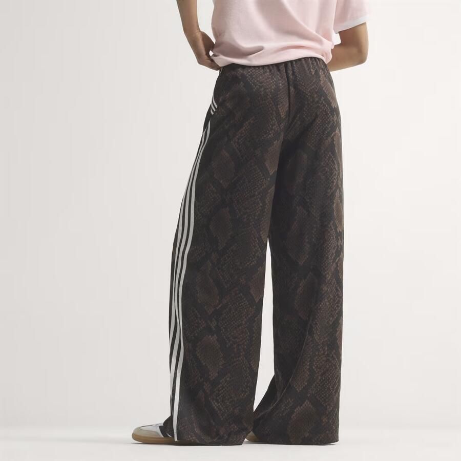 Adidas Originals Satin Snake Print Firebird Track Pants Bruin- Dames Bruin - Foto 2