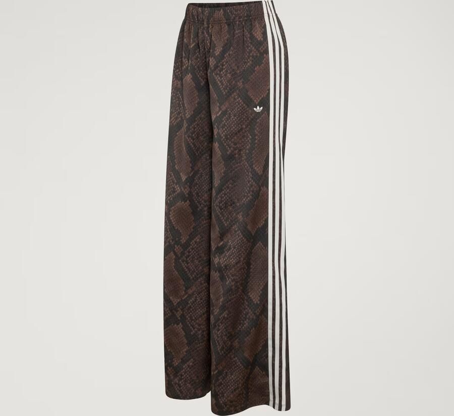 Adidas Originals Satin Snake Print Firebird Track Pants Bruin- Dames Bruin - Foto 4