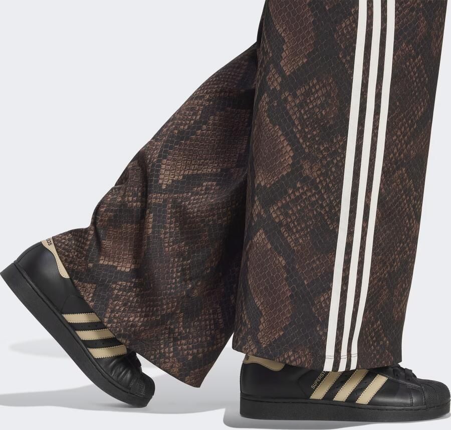Adidas SATIN WIDE LEG TRAININGSBROEK MET SLANGENPRINT - Foto 2