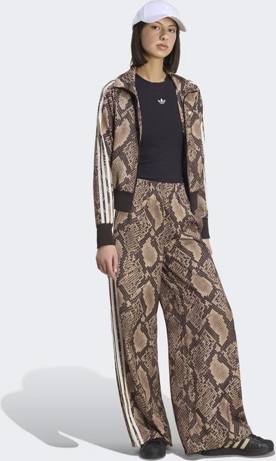 Adidas SATIN WIDE LEG TRAININGSBROEK MET SLANGENPRINT - Foto 5