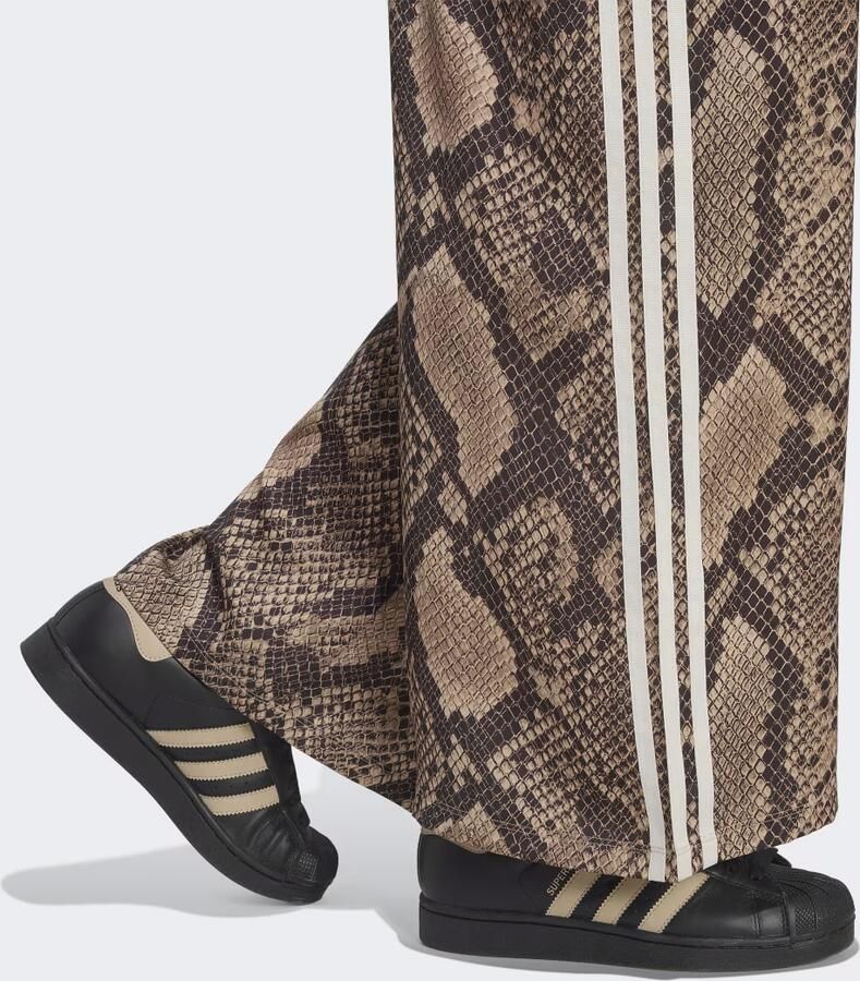 Adidas SATIN WIDE LEG TRAININGSBROEK MET SLANGENPRINT - Foto 3