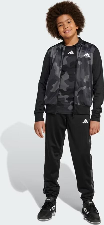 Adidas Seasonal Essential Camouflage Tricot 3-Stripes All Over Printed Trainingspak - Foto 4