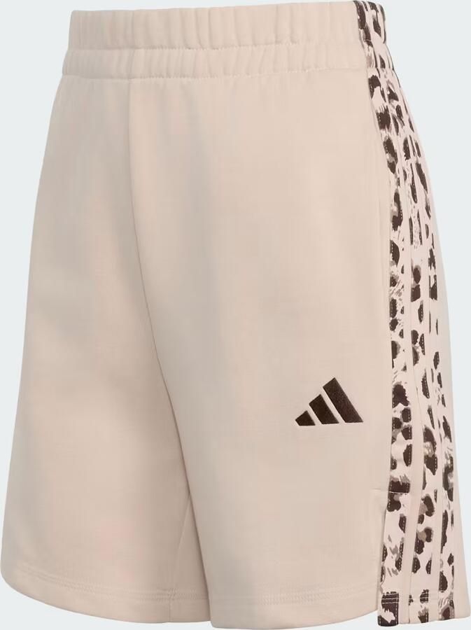 Adidas Seasonal Essentials 3-Stripes Short met Dierenprint - Foto 5