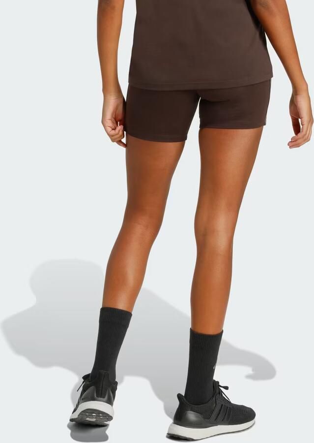Adidas Seasonal Essentials Bikershort met 3-Stripes en Luipaardprint - Foto 5