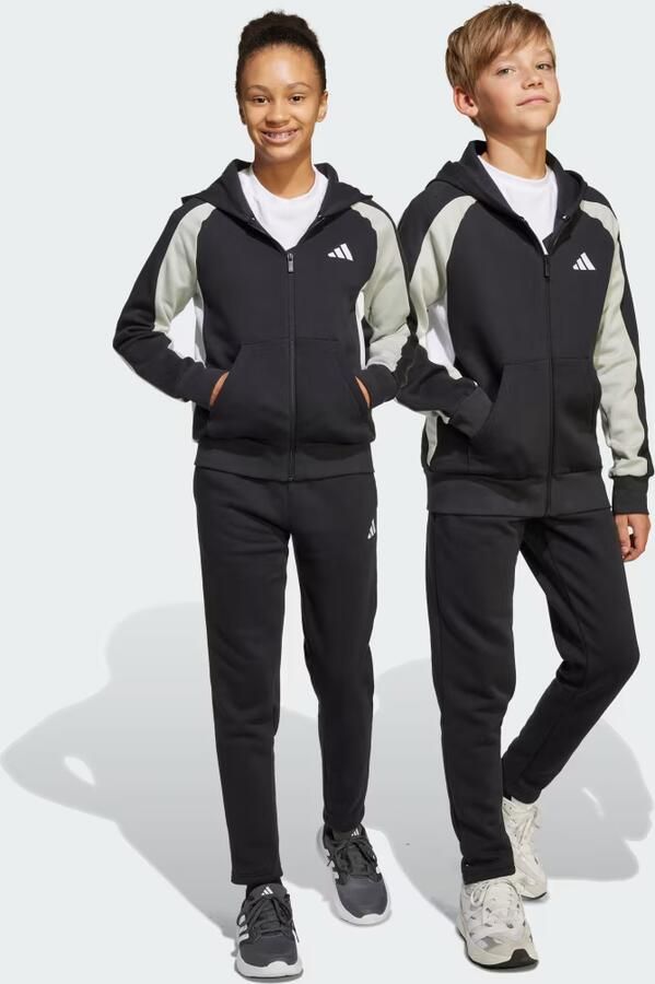 Adidas Seasonal Essentials Colorblock Fleece Trainingspak Kids