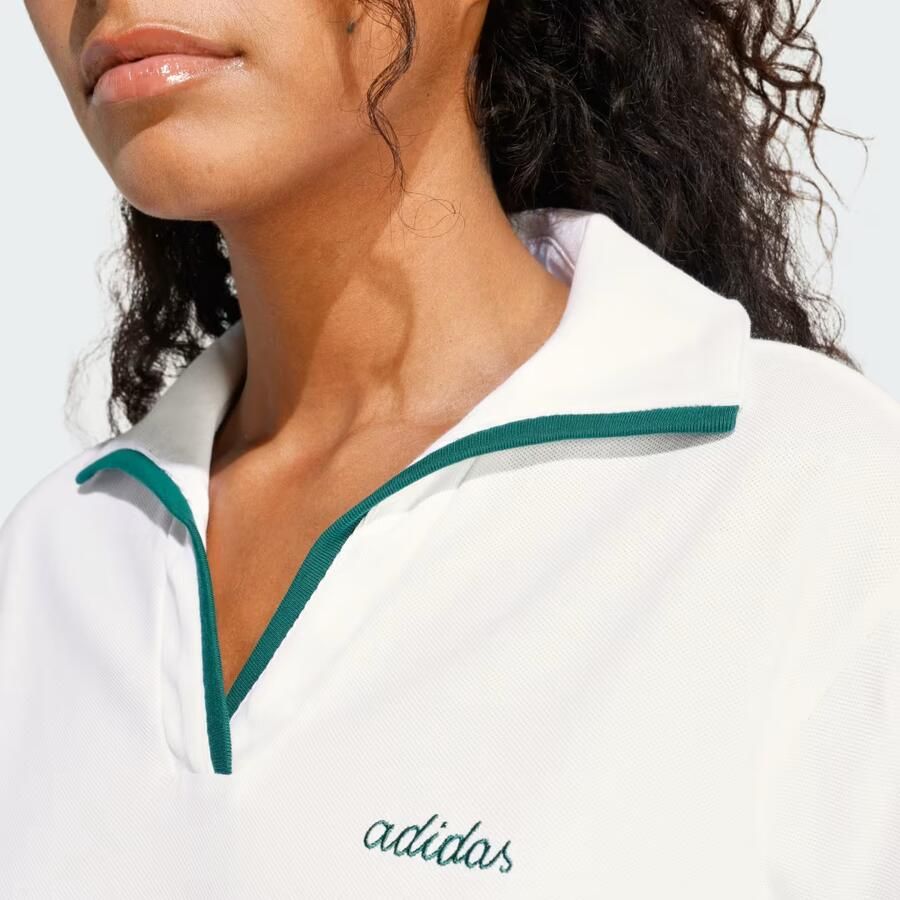 Adidas Seasonal Essentials Colorpop Polo met Geborduurde Graphic