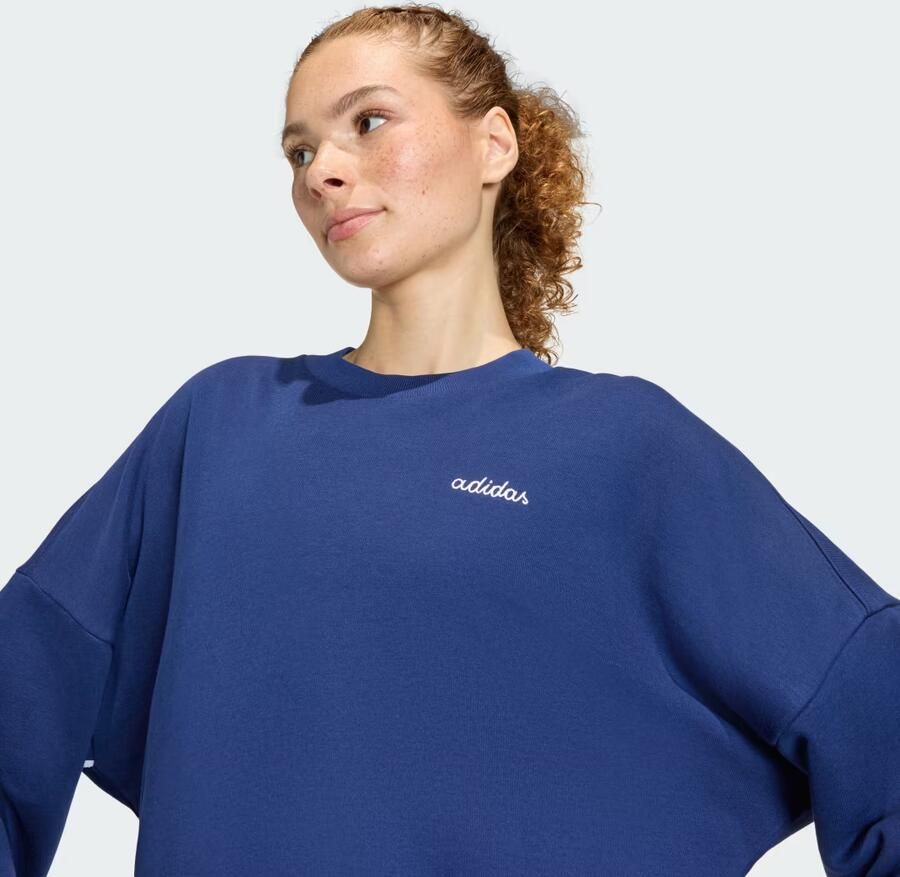 Adidas Seasonal Essentials Colorpop Sweatshirt met Geborduurde Graphic - Foto 4