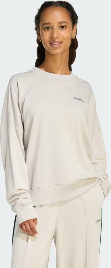 Adidas Seasonal Essentials Colorpop Sweatshirt met Geborduurde Graphic