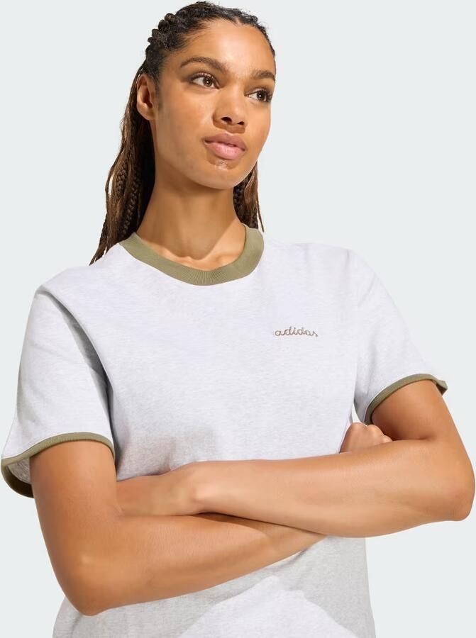 Adidas Seasonal Essentials Colorpop T-shirt met Geborduurde Graphic - Foto 4