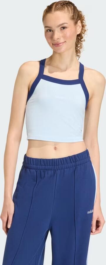 Adidas Seasonal Essentials Colorpop Tanktop met Geborduurde Graphic