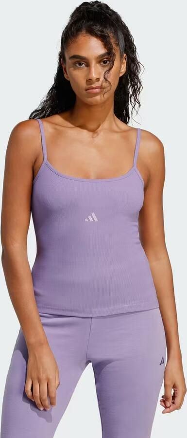 Adidas Seasonal Essentials Geribbelde Topje