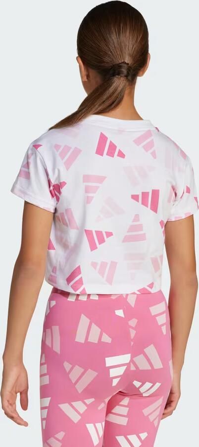 Adidas Seasonal Essentials Logo Celebration Crop T-shirt Kids - Foto 5