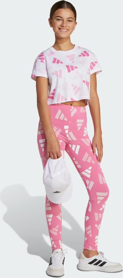 Adidas Seasonal Essentials Logo Celebration Crop T-shirt Kids - Foto 6