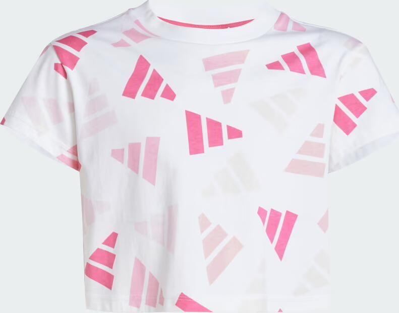 Adidas Seasonal Essentials Logo Celebration Crop T-shirt Kids - Foto 3