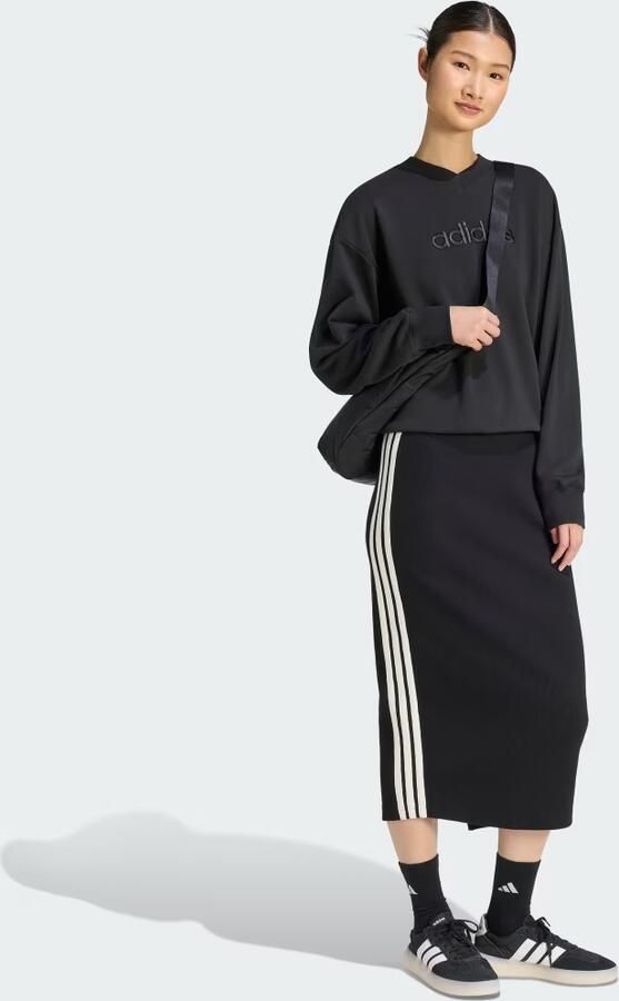 Adidas Seasonal Essentials Satin V-Neck Sweatshirt - Foto 5