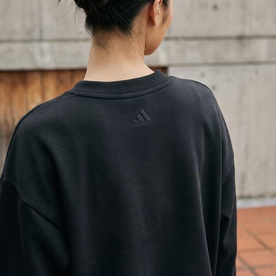 Adidas Seasonal Essentials Satin V-Neck Sweatshirt - Foto 3