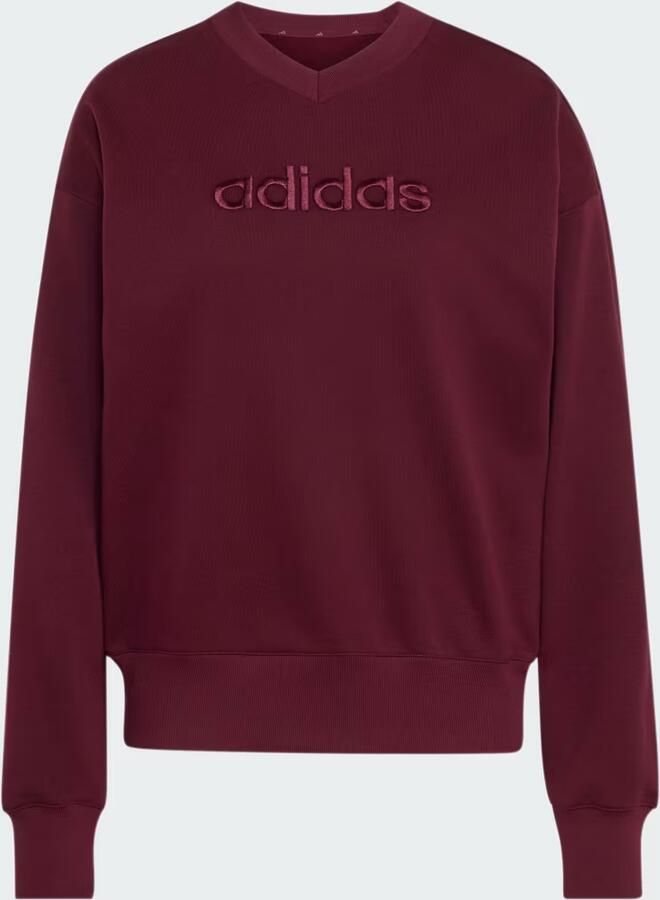 Adidas Seasonal Essentials Satin V-Neck Sweatshirt - Foto 4