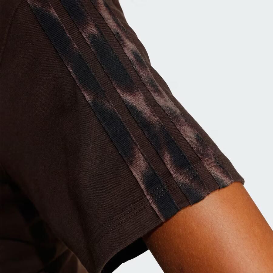 Adidas Seasonal Essentials T-shirt met 3-Stripes en Luipaardprint - Foto 2