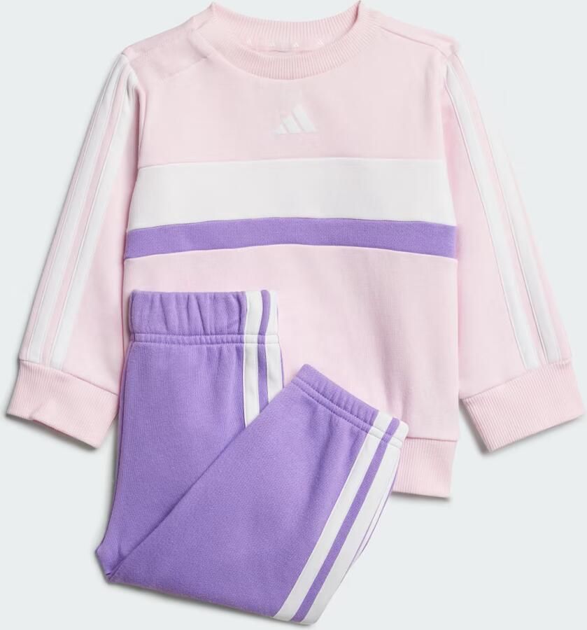 Adidas Seasonal Essentials Tiberio 3-Stripes Fleece Setje Kids
