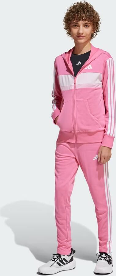 Adidas Seasonal Essentials Tiberio 3-Stripes French Terry Trainingspak Kids - Foto 4