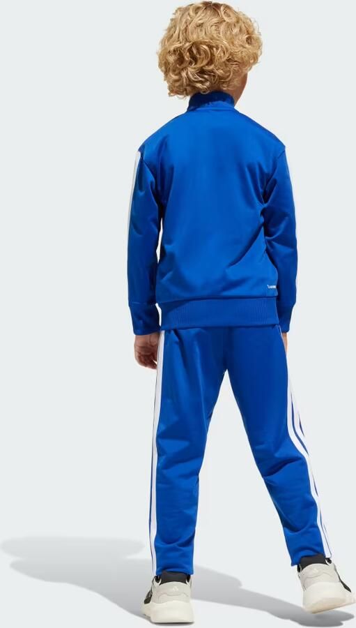 Adidas Seasonal Essentials Tiberio 3-Stripes Tricot Trainingspak Kids Blauw Kind Blauw - Foto 4