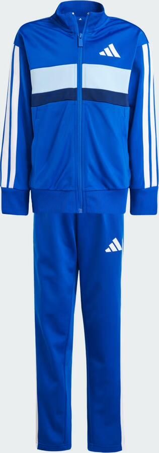 Adidas Seasonal Essentials Tiberio 3-Stripes Tricot Trainingspak Kids Blauw Kind Blauw - Foto 5