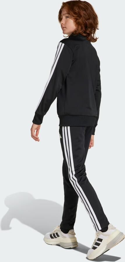 Adidas Seasonal Essentials Tiberio 3-Stripes Tricot Trainingspak Kids Zwart Kind Zwart - Foto 3