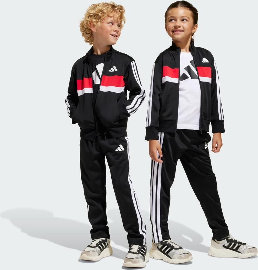 Adidas Seasonal Essentials Tiberio 3-Stripes Tricot Trainingspak Kids