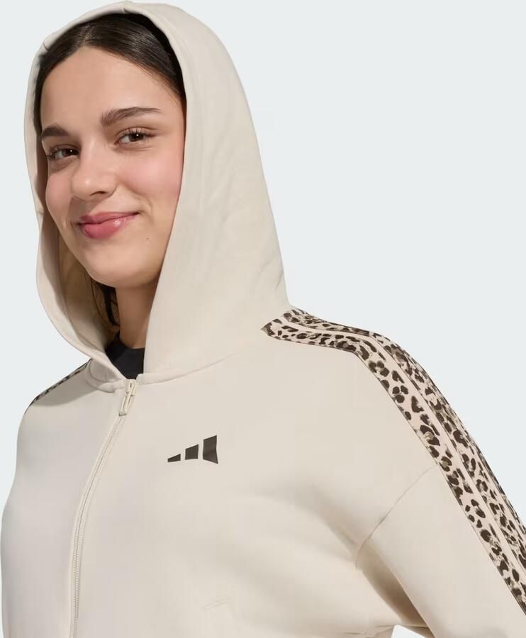 Adidas SEASONALS ANIMAL HOODIE MET LANGE RITSSLUITING - Foto 3