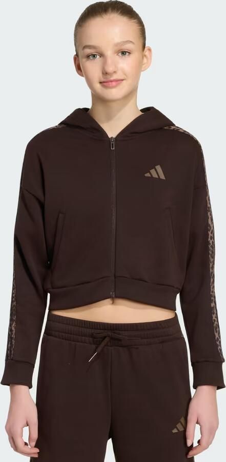 Adidas SEASONALS ANIMAL HOODIE MET LANGE RITSSLUITING