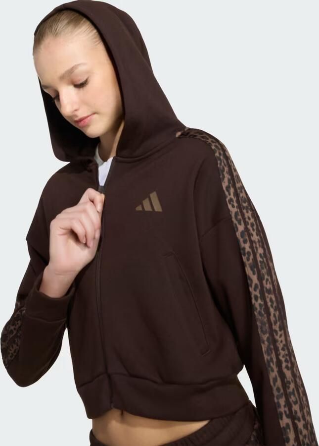 Adidas SEASONALS ANIMAL HOODIE MET LANGE RITSSLUITING - Foto 4