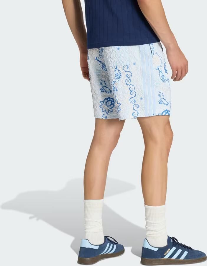 Adidas Originals relaxed fit korte broek van seersucker - Foto 4