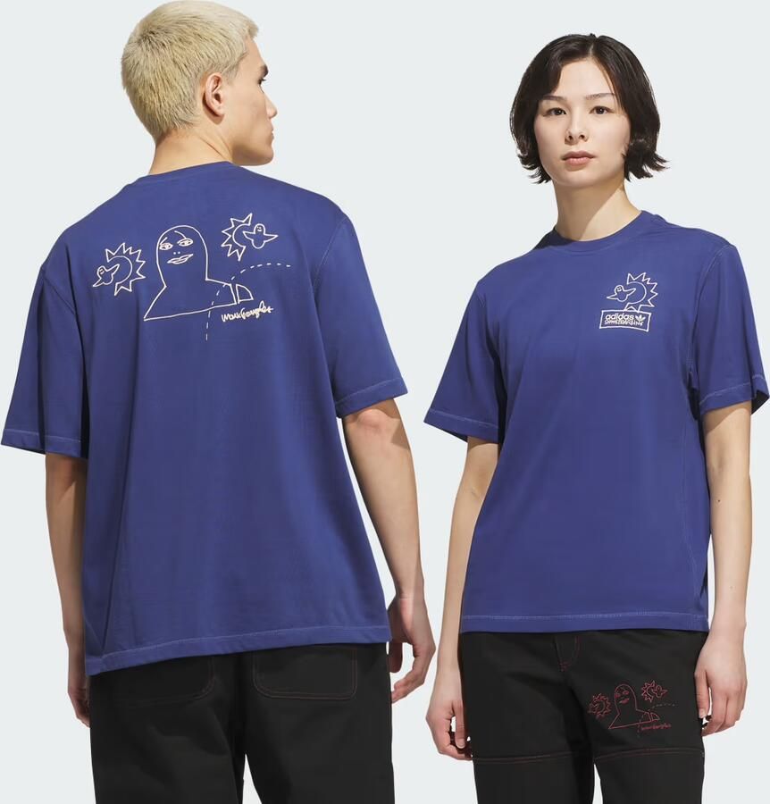 Adidas SKATEBOARDING x MARK GONZALES NOT AMUSED T--SHIRT - Foto 2