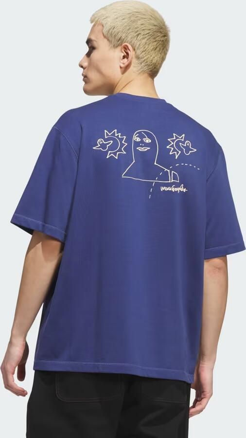 Adidas SKATEBOARDING x MARK GONZALES NOT AMUSED T--SHIRT - Foto 4