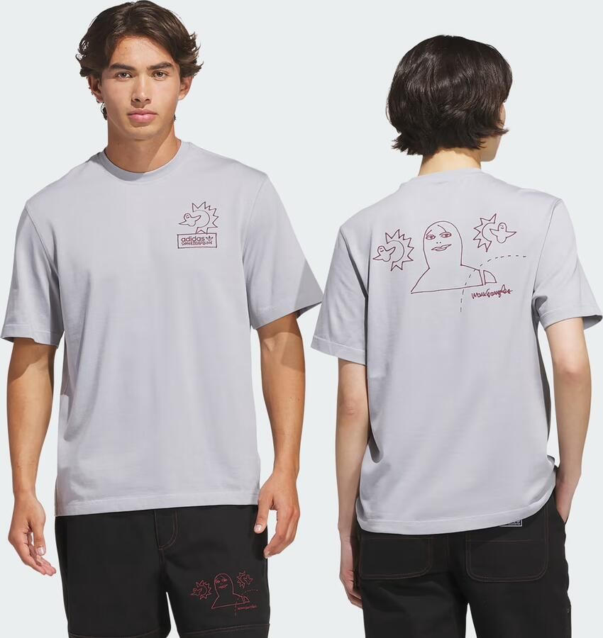 Adidas SKATEBOARDING x MARK GONZALES NOT AMUSED T--SHIRT