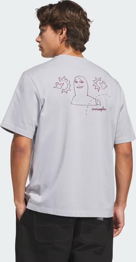 Adidas SKATEBOARDING x MARK GONZALES NOT AMUSED T--SHIRT - Foto 4