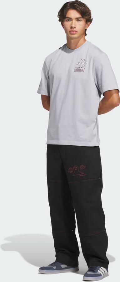 Adidas SKATEBOARDING x MARK GONZALES NOT AMUSED T--SHIRT - Foto 6