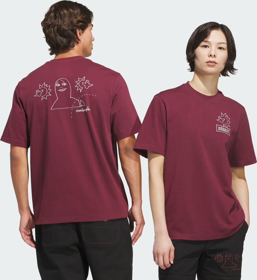 Adidas SKATEBOARDING x MARK GONZALES NOT AMUSED T--SHIRT - Foto 3