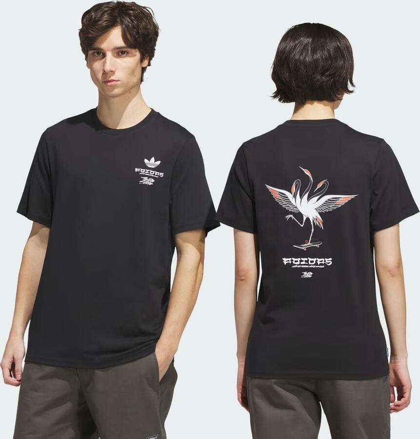 Adidas SKATEBOARDING x TEMPLE OF SKATE CRANE T-SHIRT