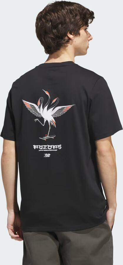Adidas SKATEBOARDING x TEMPLE OF SKATE CRANE T-SHIRT - Foto 6