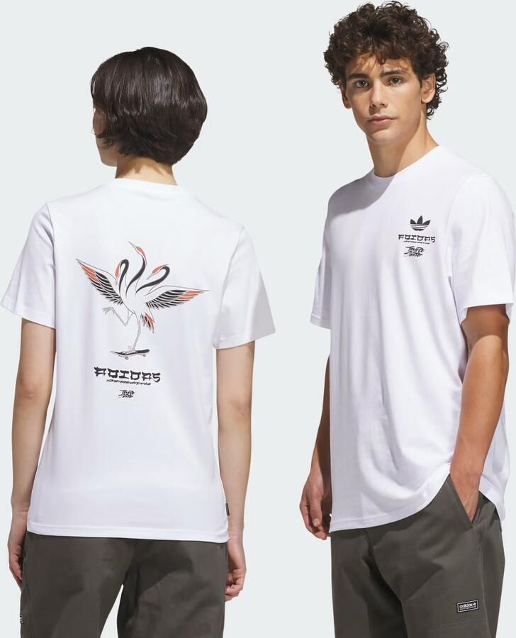 Adidas SKATEBOARDING x TEMPLE OF SKATE CRANE T-SHIRT