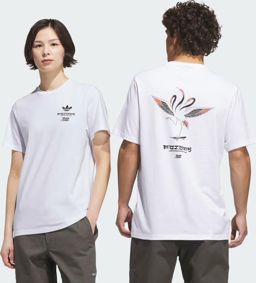 Adidas SKATEBOARDING x TEMPLE OF SKATE CRANE T-SHIRT - Foto 3