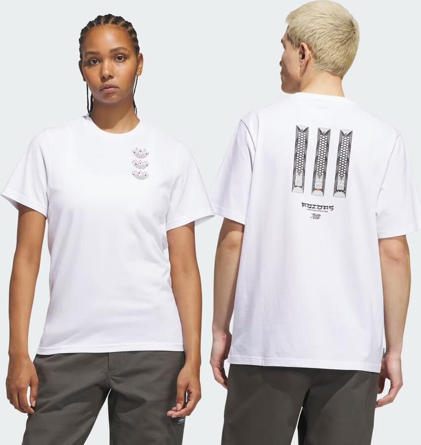 Adidas SKATEBOARDING x TEMPLE OF SKATE CURB T-SHIRT - Foto 3