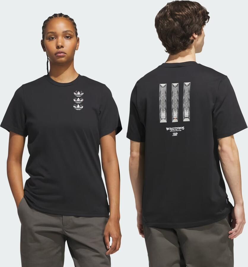 Adidas SKATEBOARDING x TEMPLE OF SKATE CURB T-SHIRT - Foto 3